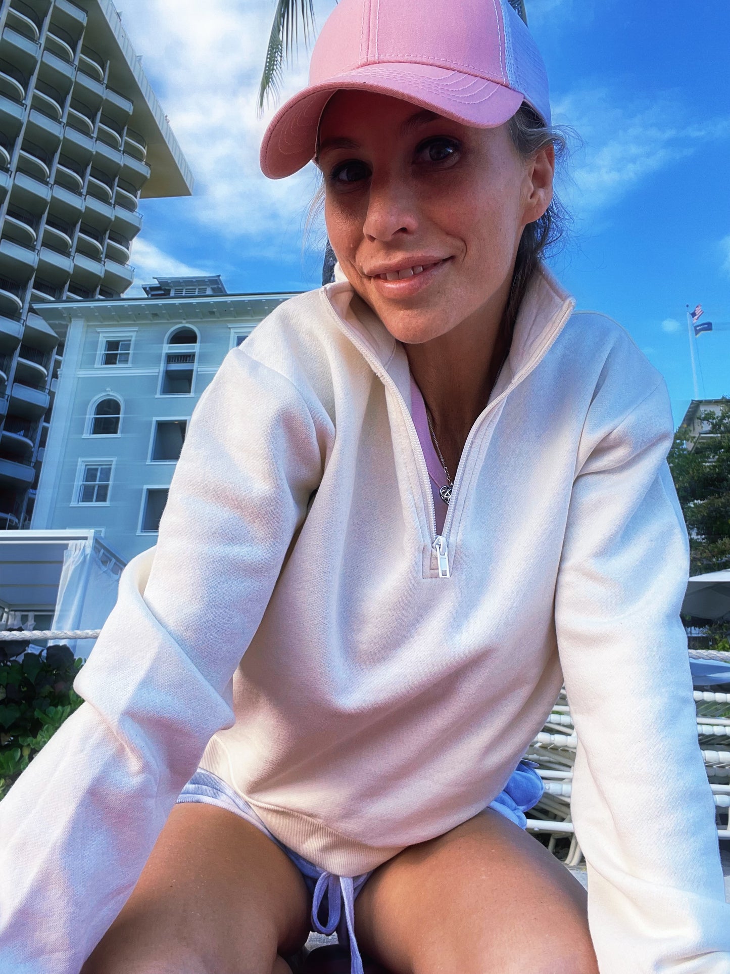Eco-friendly Quarter Zip Sweatshirt